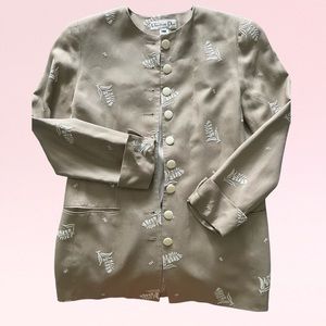 Vintage Christian Dior Linen Jacket
